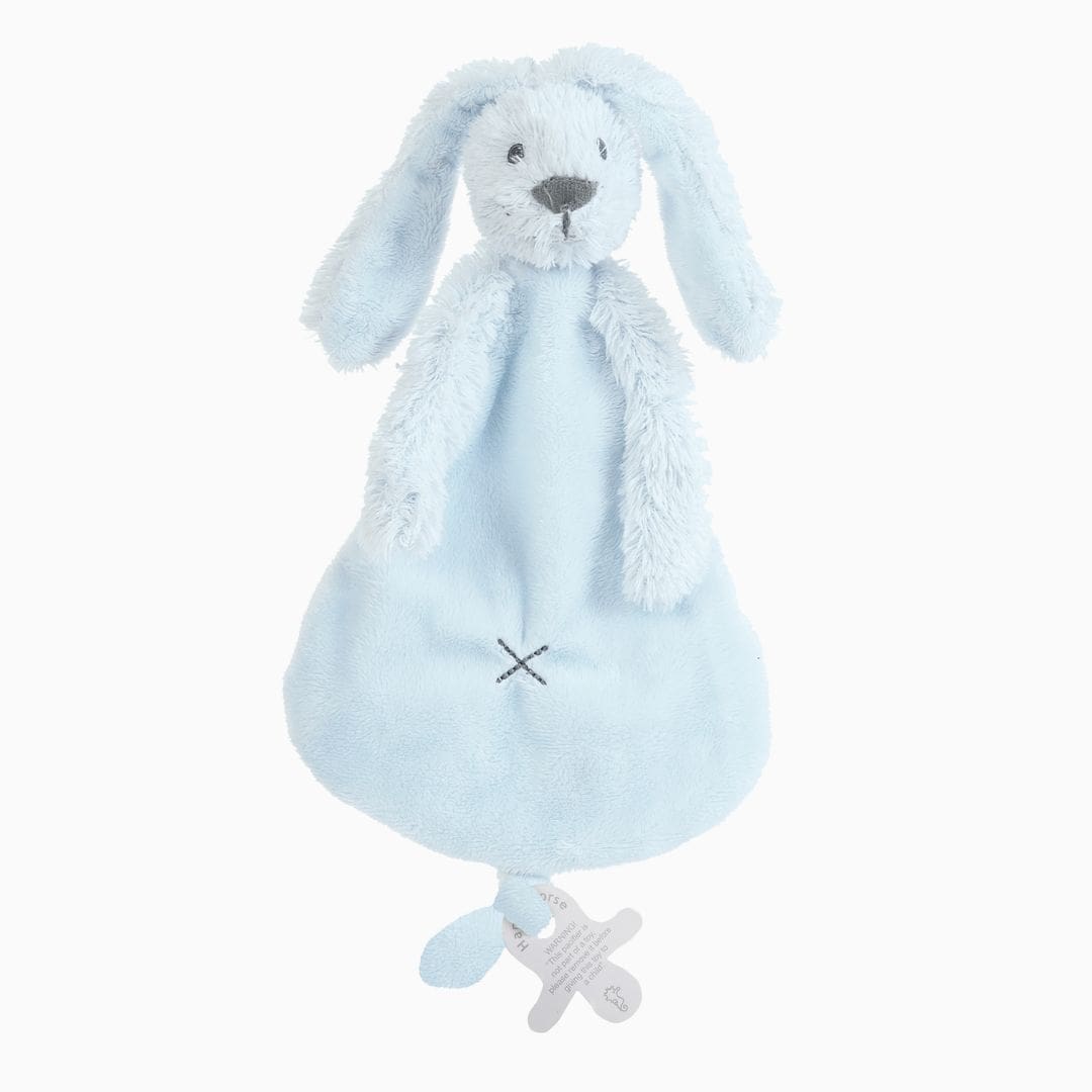 Happy Horse knuffeldoekje konijn Rabbit Richie in de kleur licht blauw