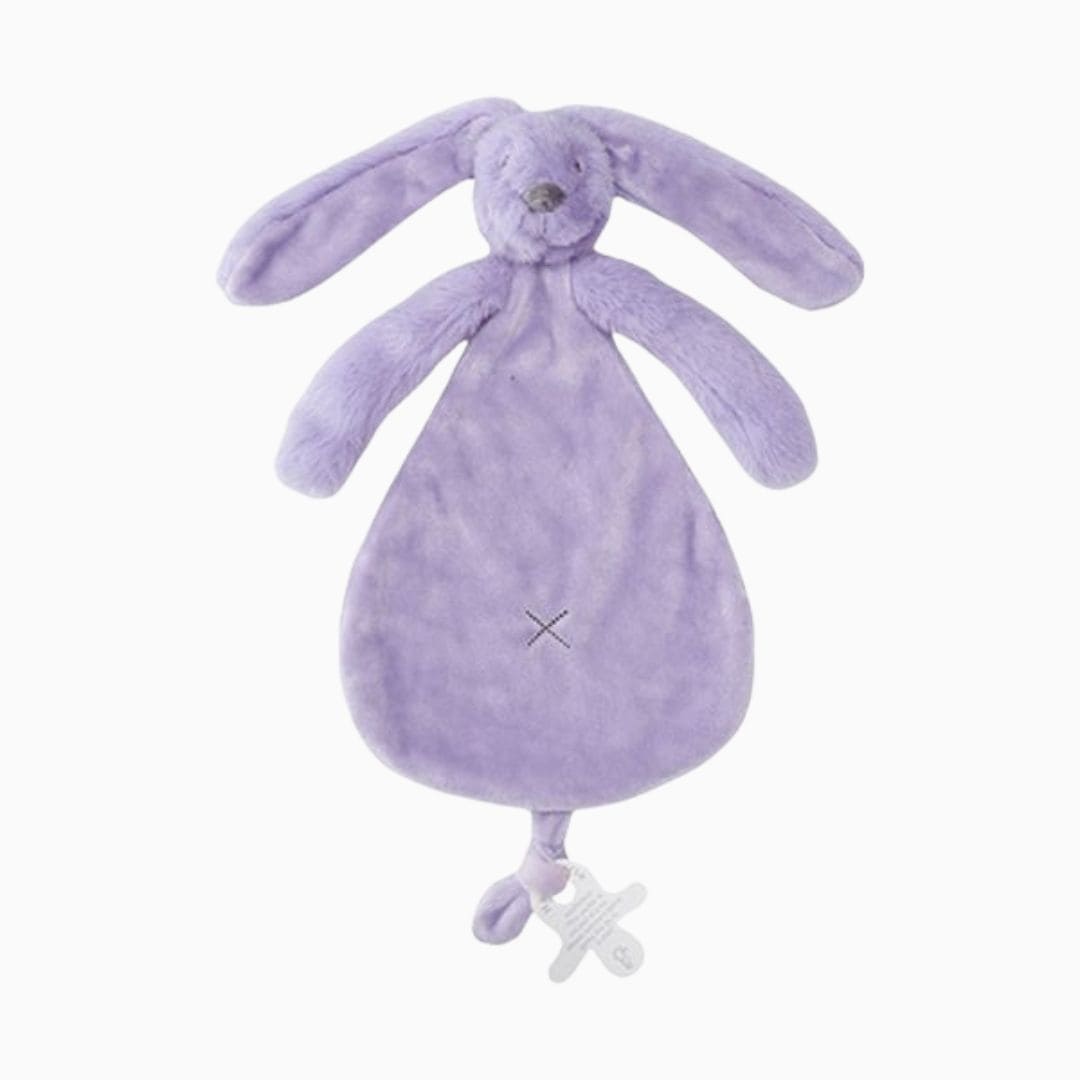 Happy Horse recycled knuffledoekje in de paarse kleur lila