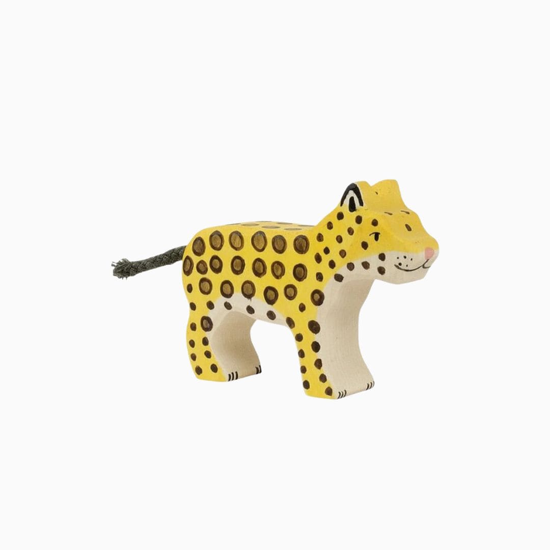 Holztiger luipaard klein van hout