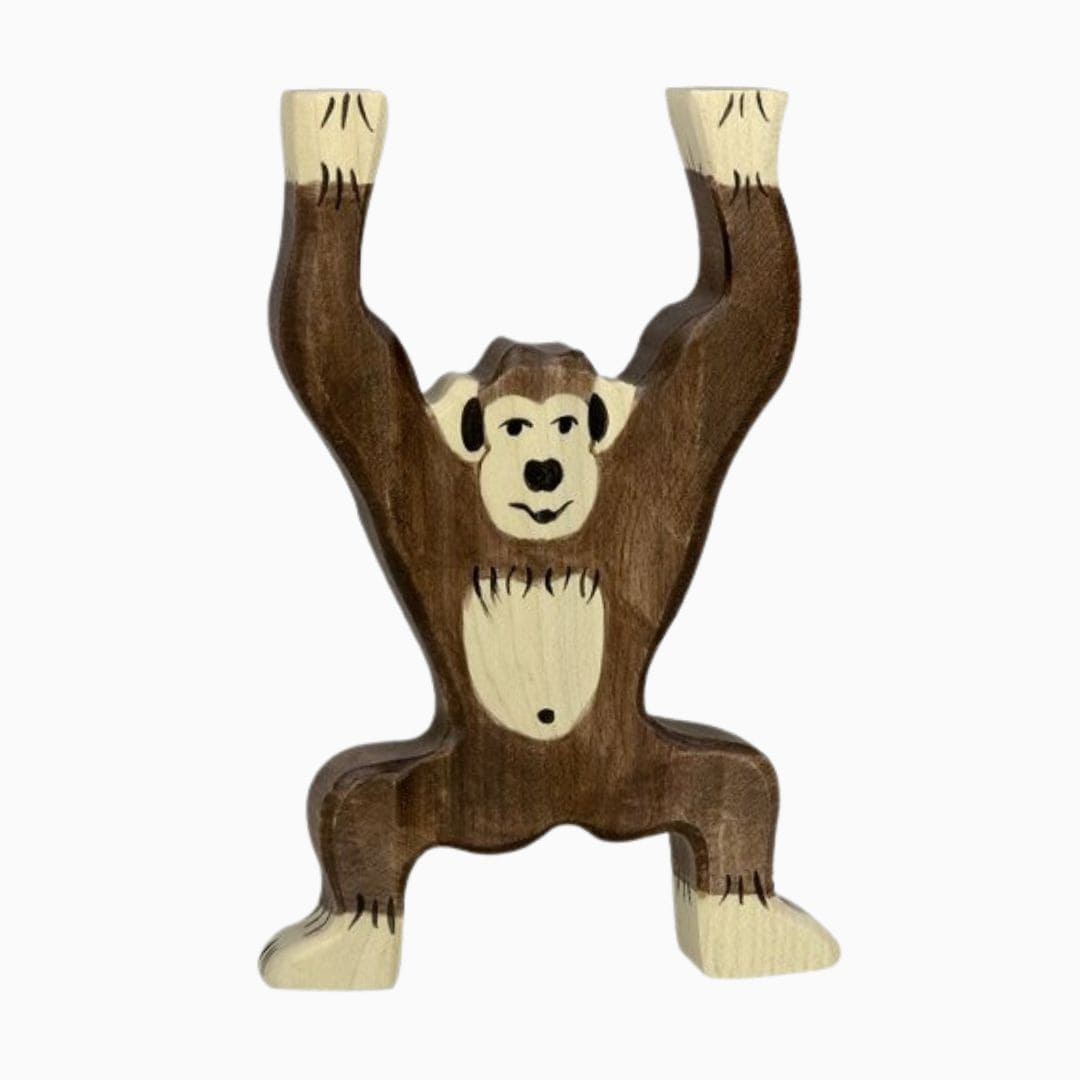 Houten chimpansee van Holztiger