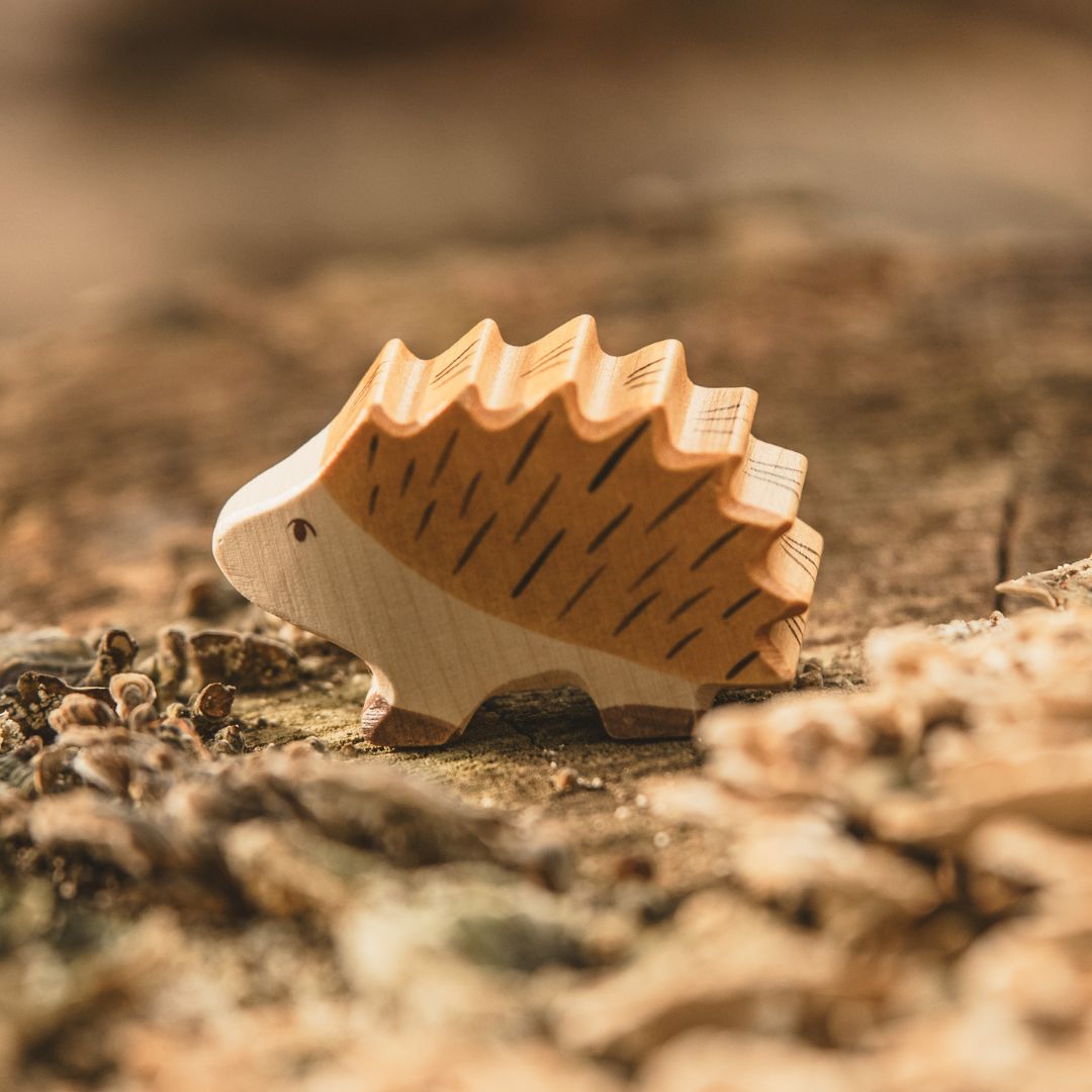 Holztiger egel van hout
