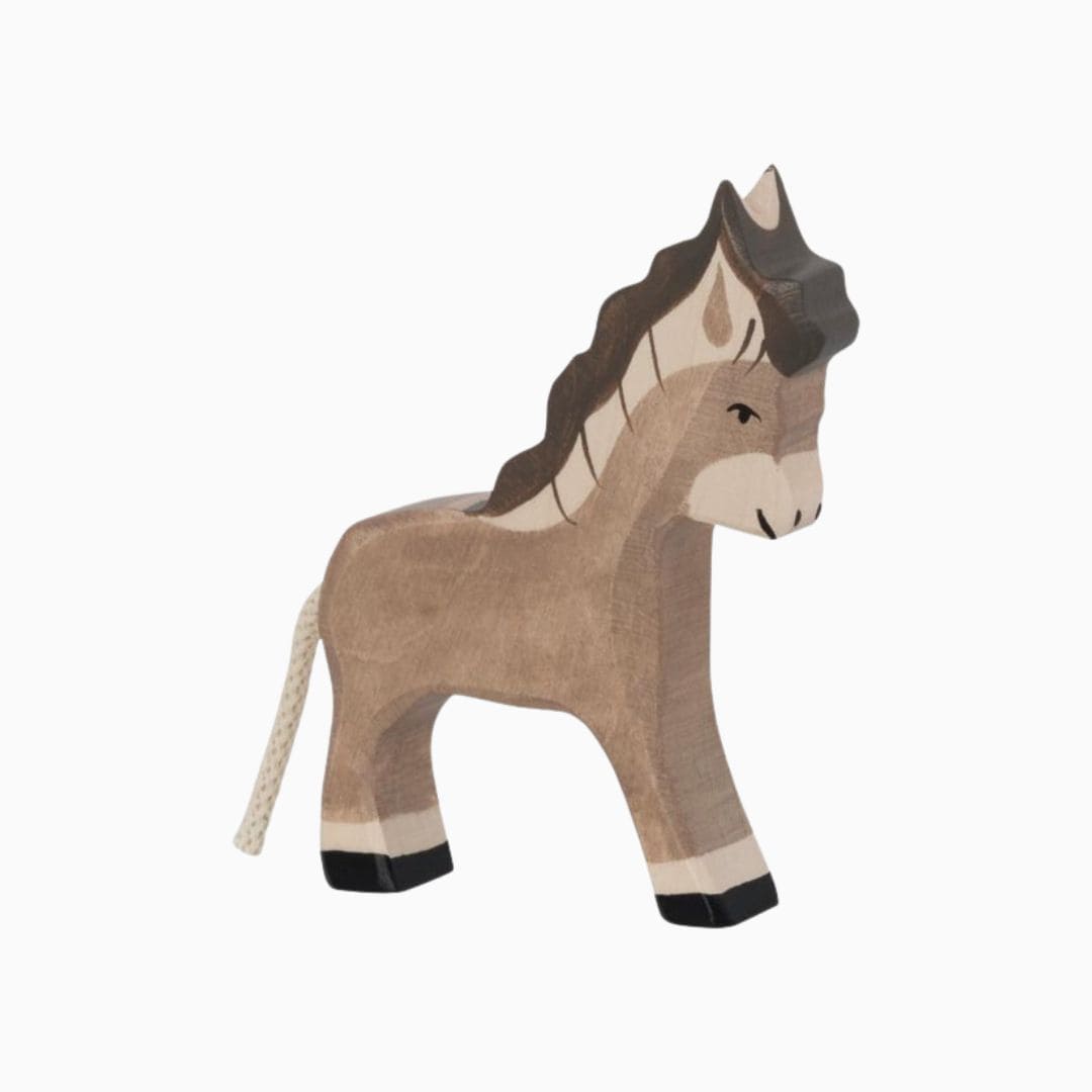 Holztiger kleine ezel veulen van hout