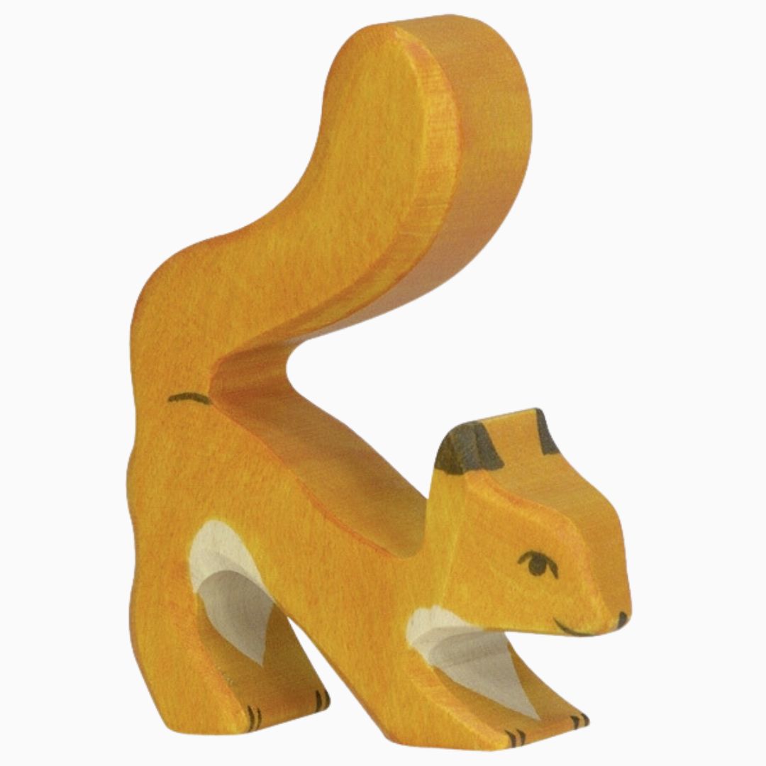 Holztiger houten speelfiguur eekhoorn