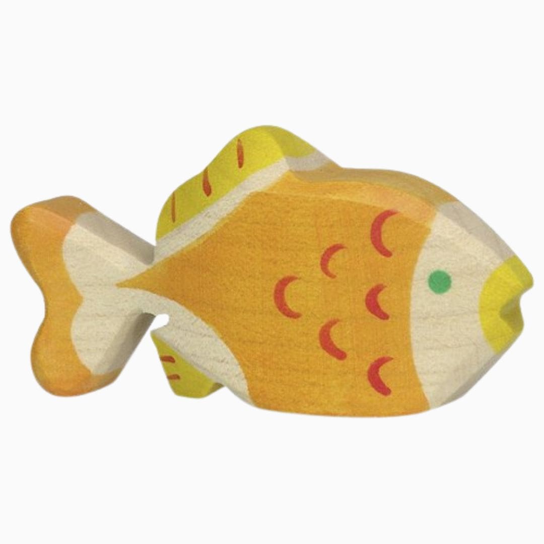 Holztiger goudvis van hout