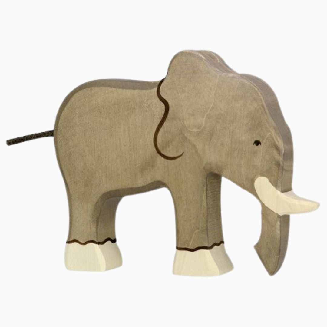 Holztiger houten olifant