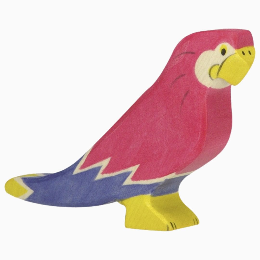 Holztiger papegaai van hout