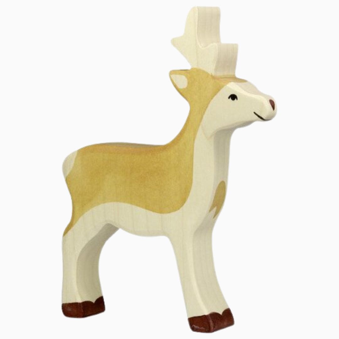 Holztiger houten speelfiguur ree