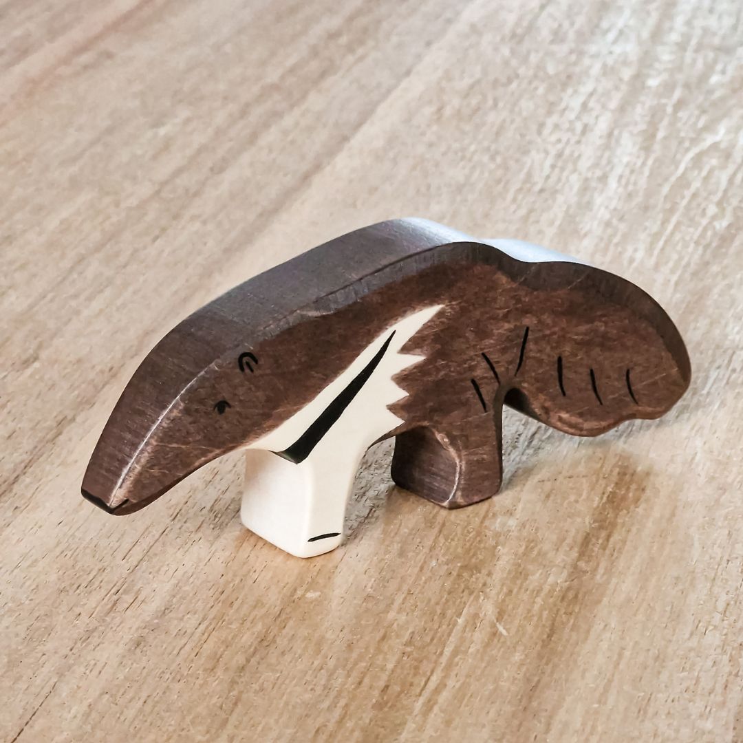 Holzitger miereneter handgemaakt houten speelfiguur