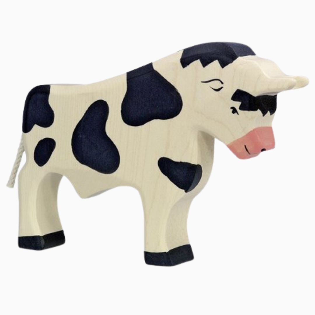 Holztiger houten stier