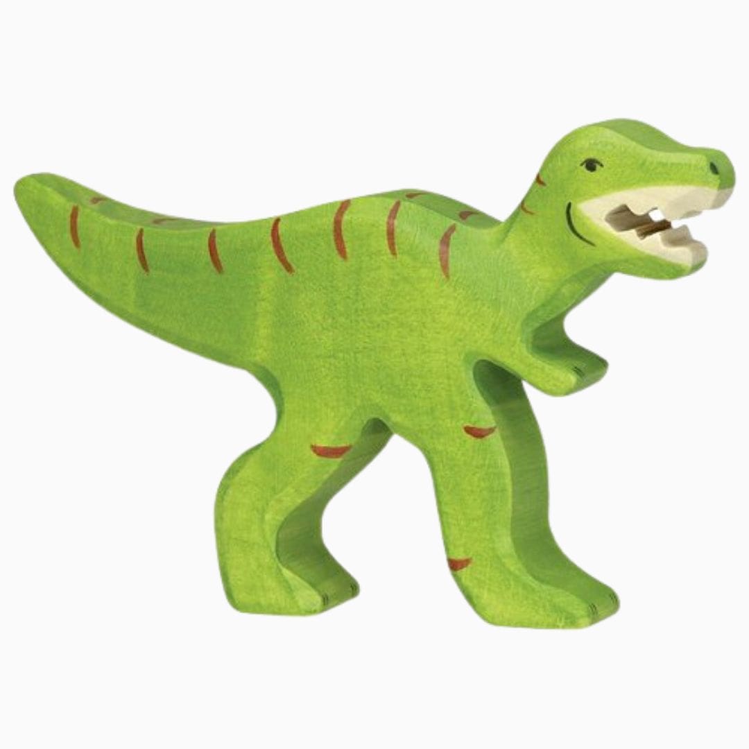 Holztiger houten dinosaurus T-rex