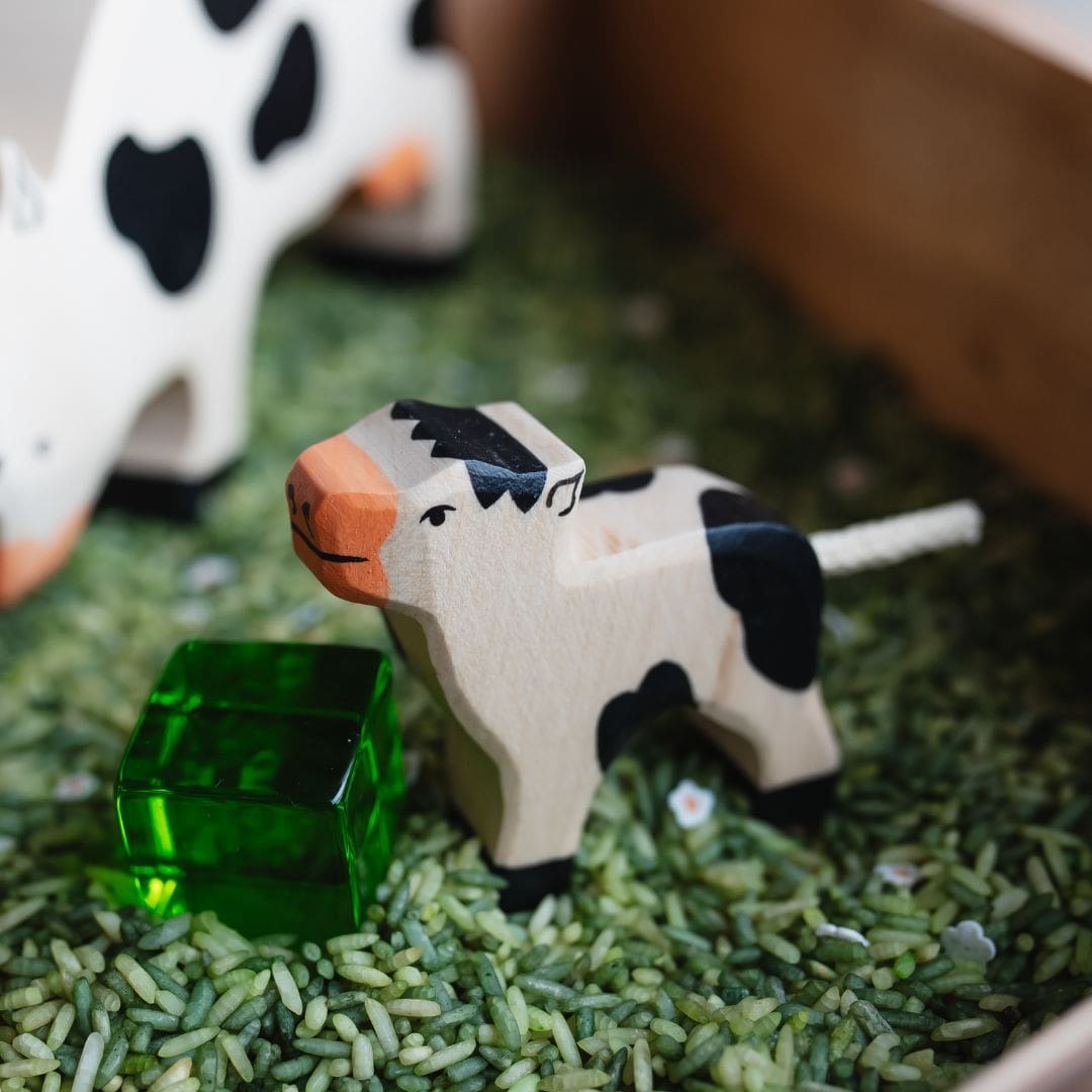 Holztiger houten kalfje