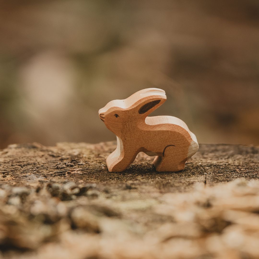 Holztiger haas van hout