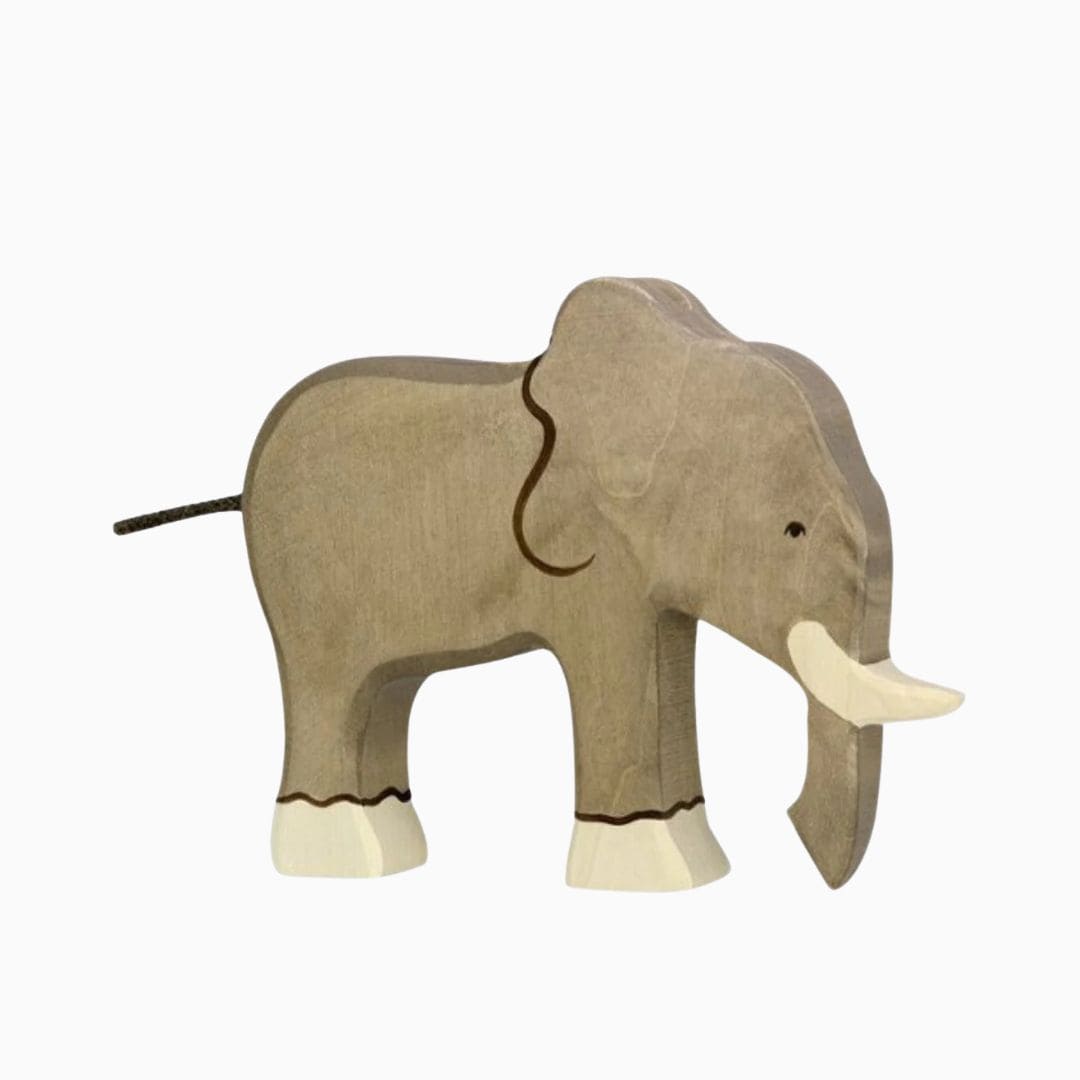 Holztiger houten olifant