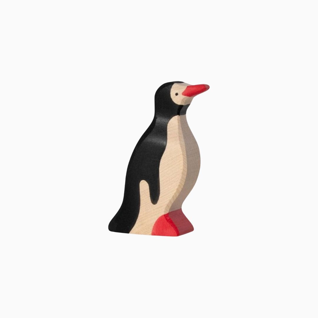 Holztiger pinguïn van hout