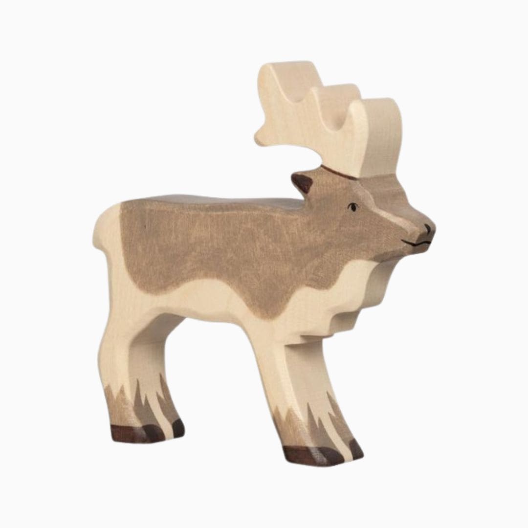 Holztiger houten rendier