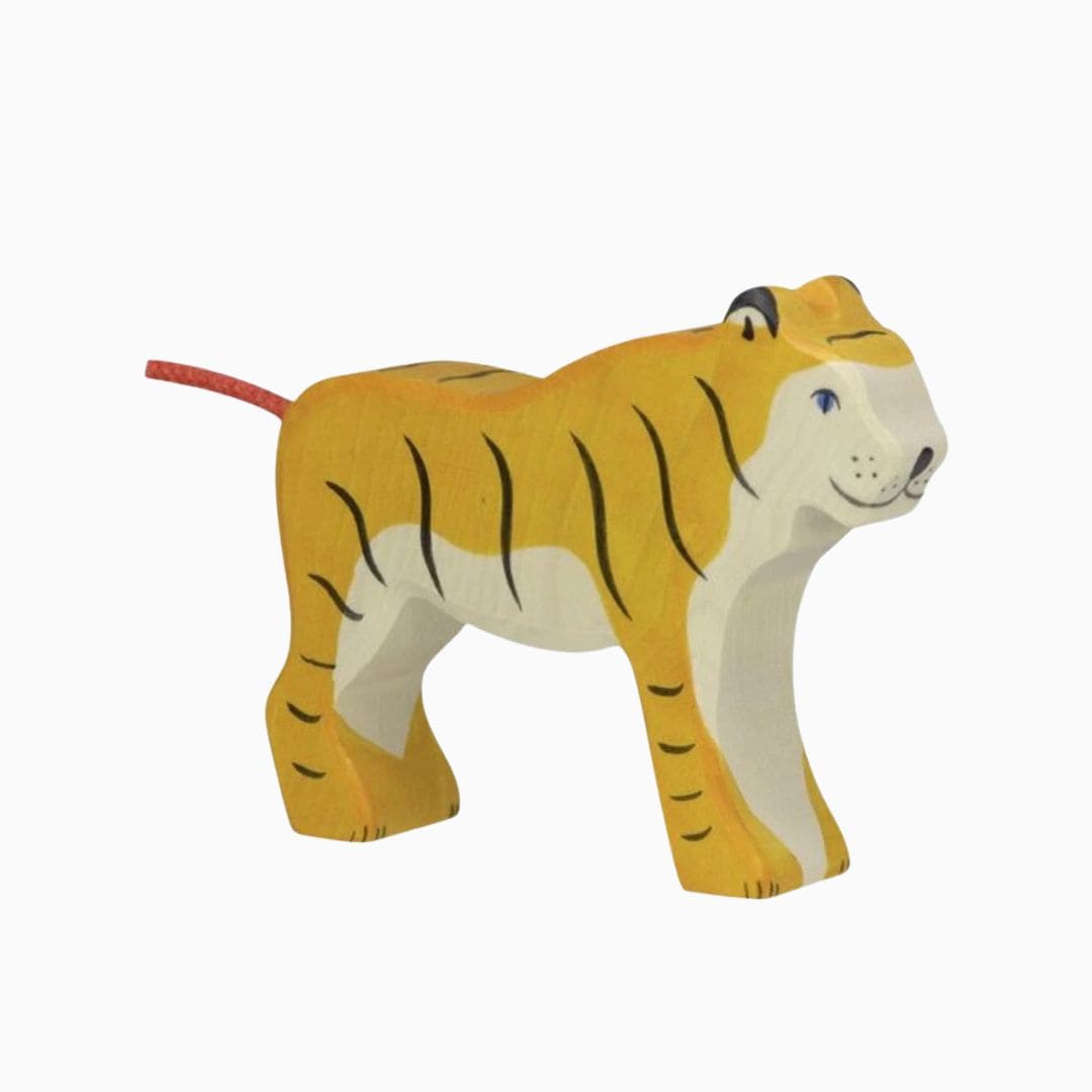 Holztiger houten tijger staand