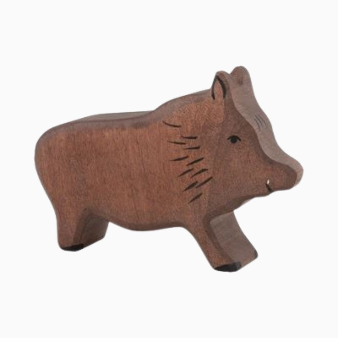 Holztiger houten zwijn