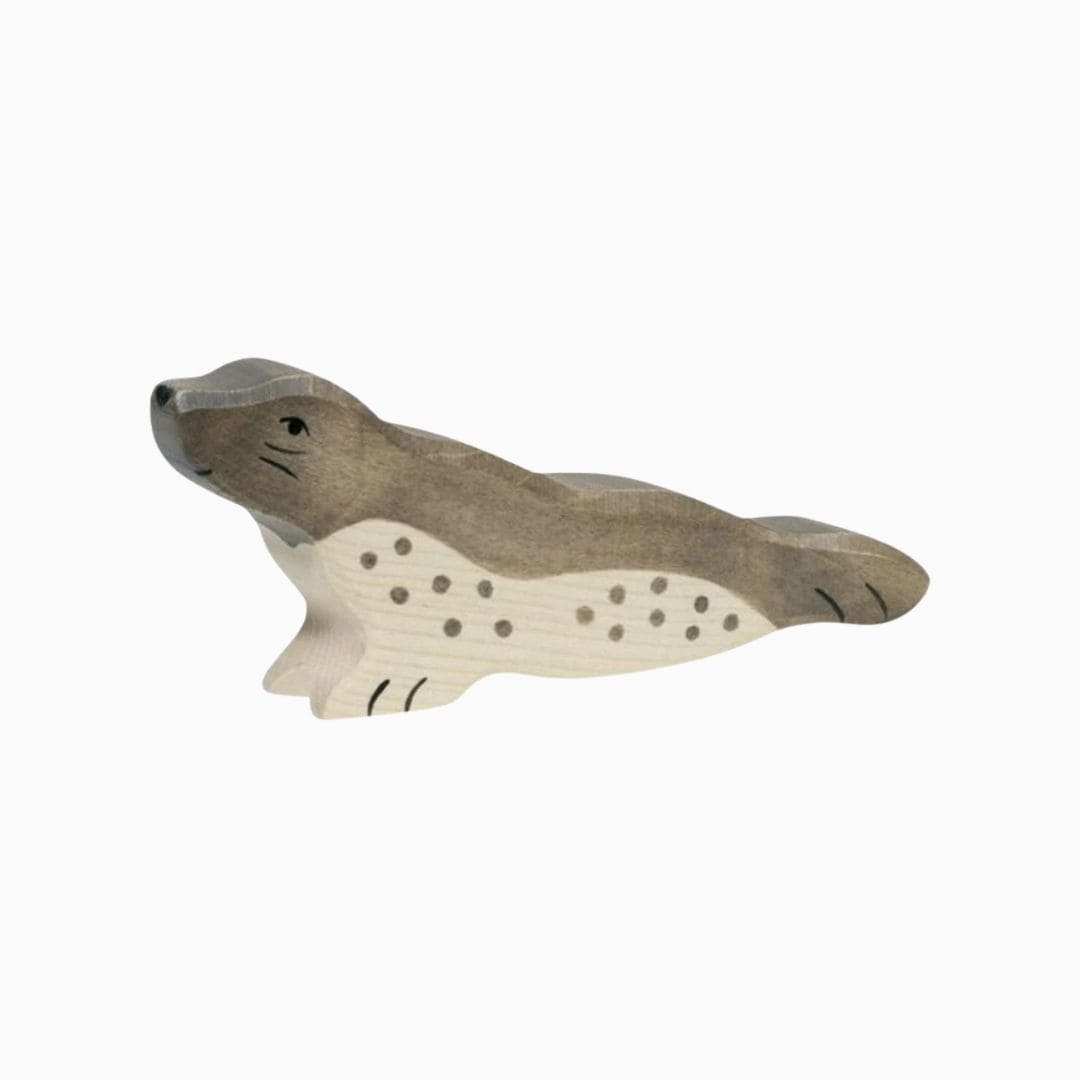 Holztiger houten speelfiguur zeehond