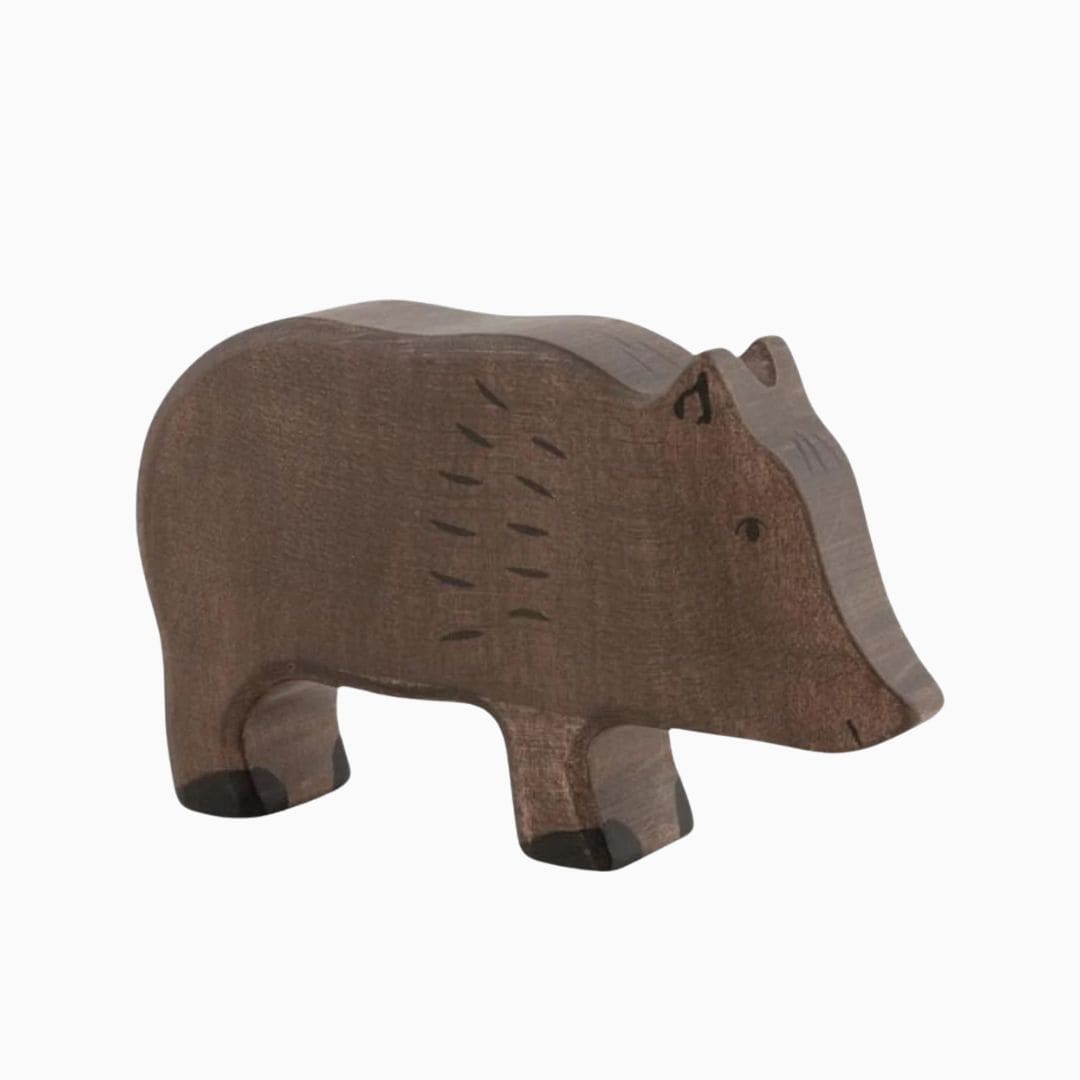 Holztiger zwijn van hout