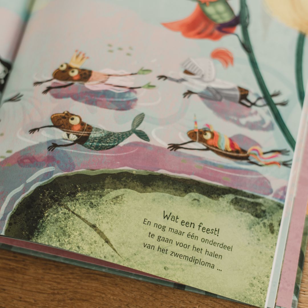 Uitgeverij Clavis Hop op zwemles door Esther van den Berg