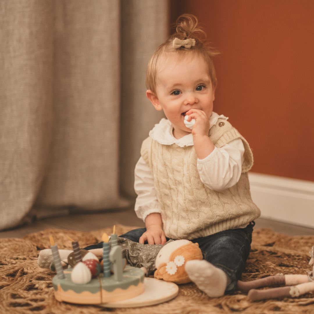 Houten etenswaren zoals groente, fruit, sushi en meer bij Studio Bambacht