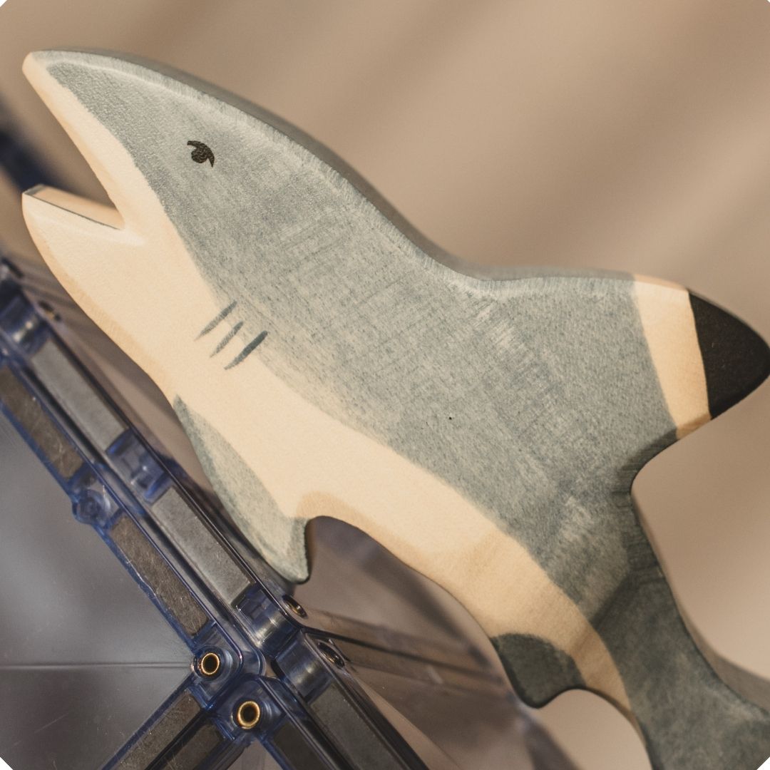 Holztiger haai van hout