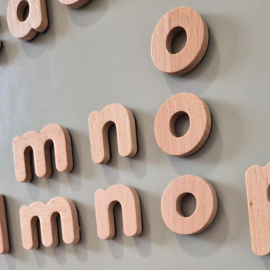 Kinderly magnetisch houten alfabet