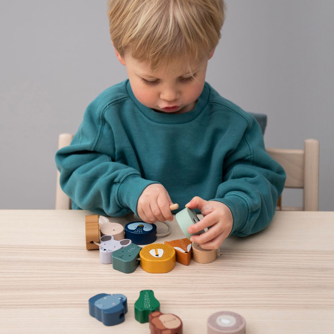 Houten rijgkralen van o.a. Little Dutch en Trixie bij Studio Bambacht