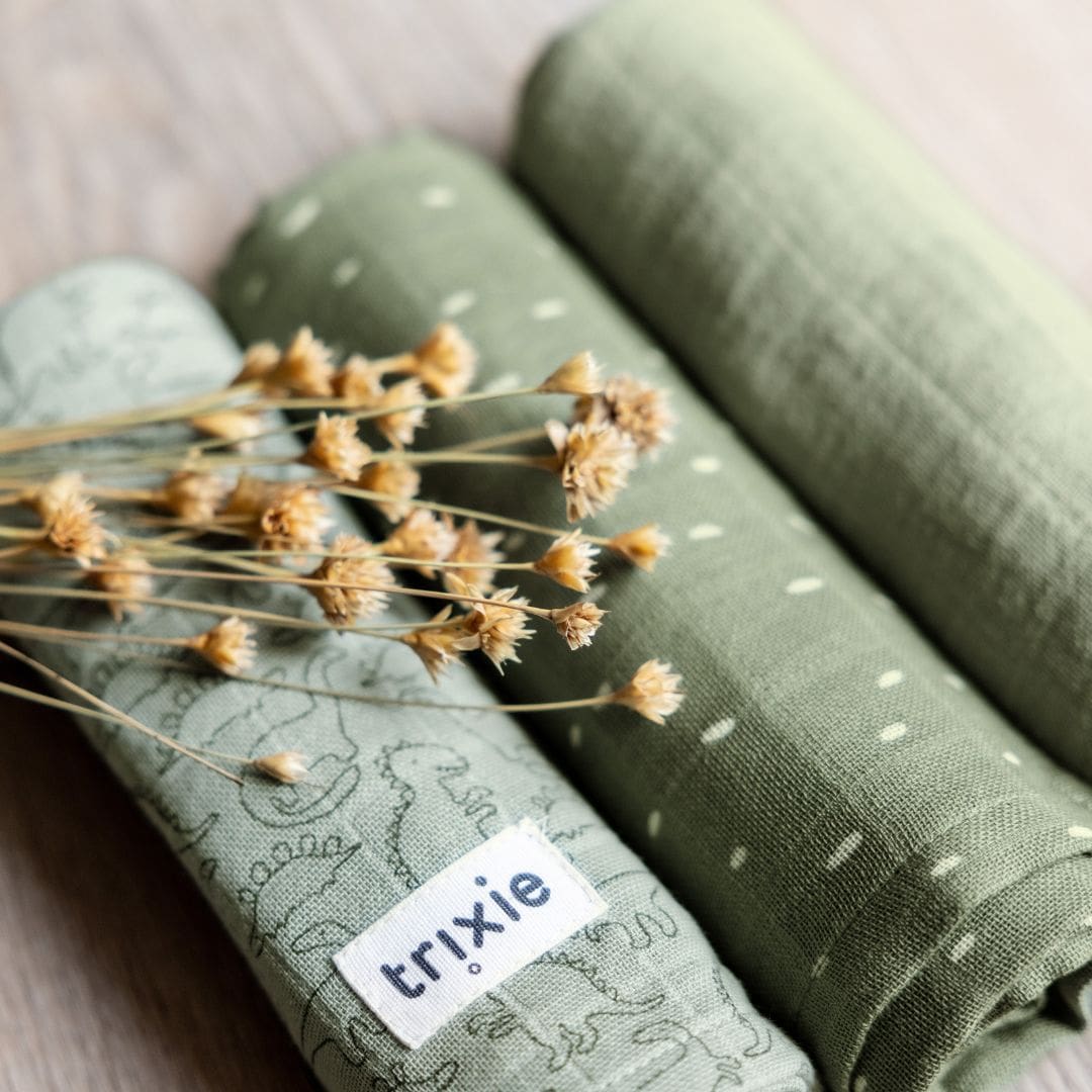 Trixie hydrofiele doeken set Dino - 3 stuks