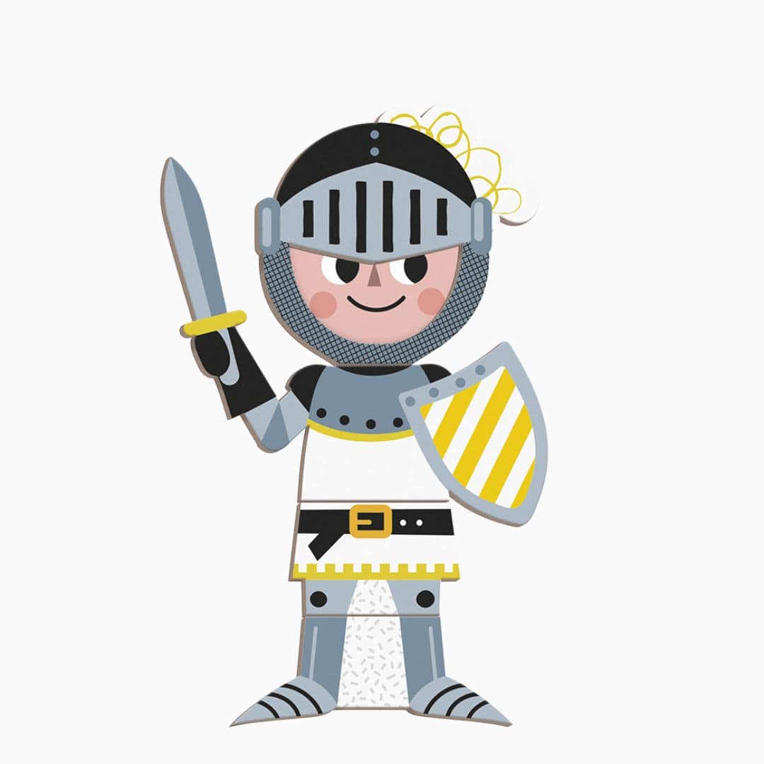 Janod magneetboek - verkleedfeest jongens