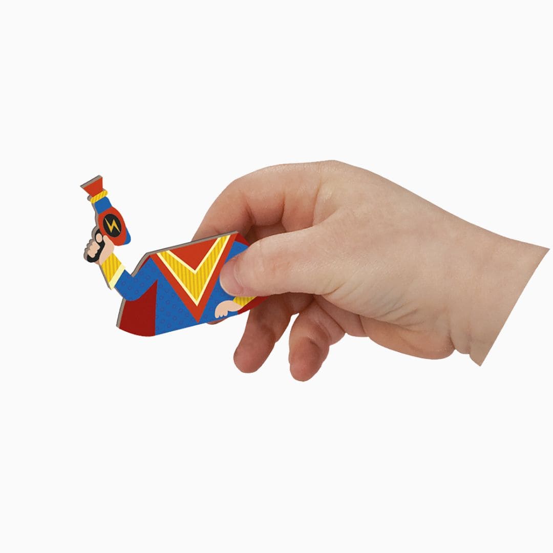 Janod magneetboek - verkleedfeest jongens