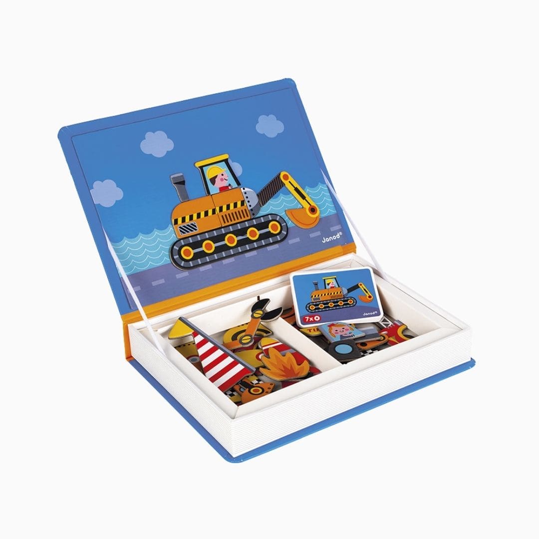 Janod magneetboek - racers