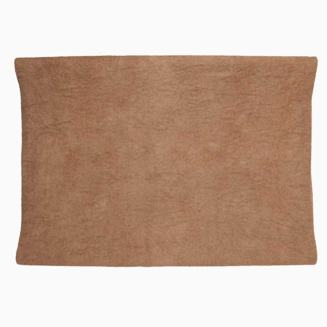 Jollein aankleedkussenhoes badstof in de kleur biscuit bruin van 50 x 70 cm