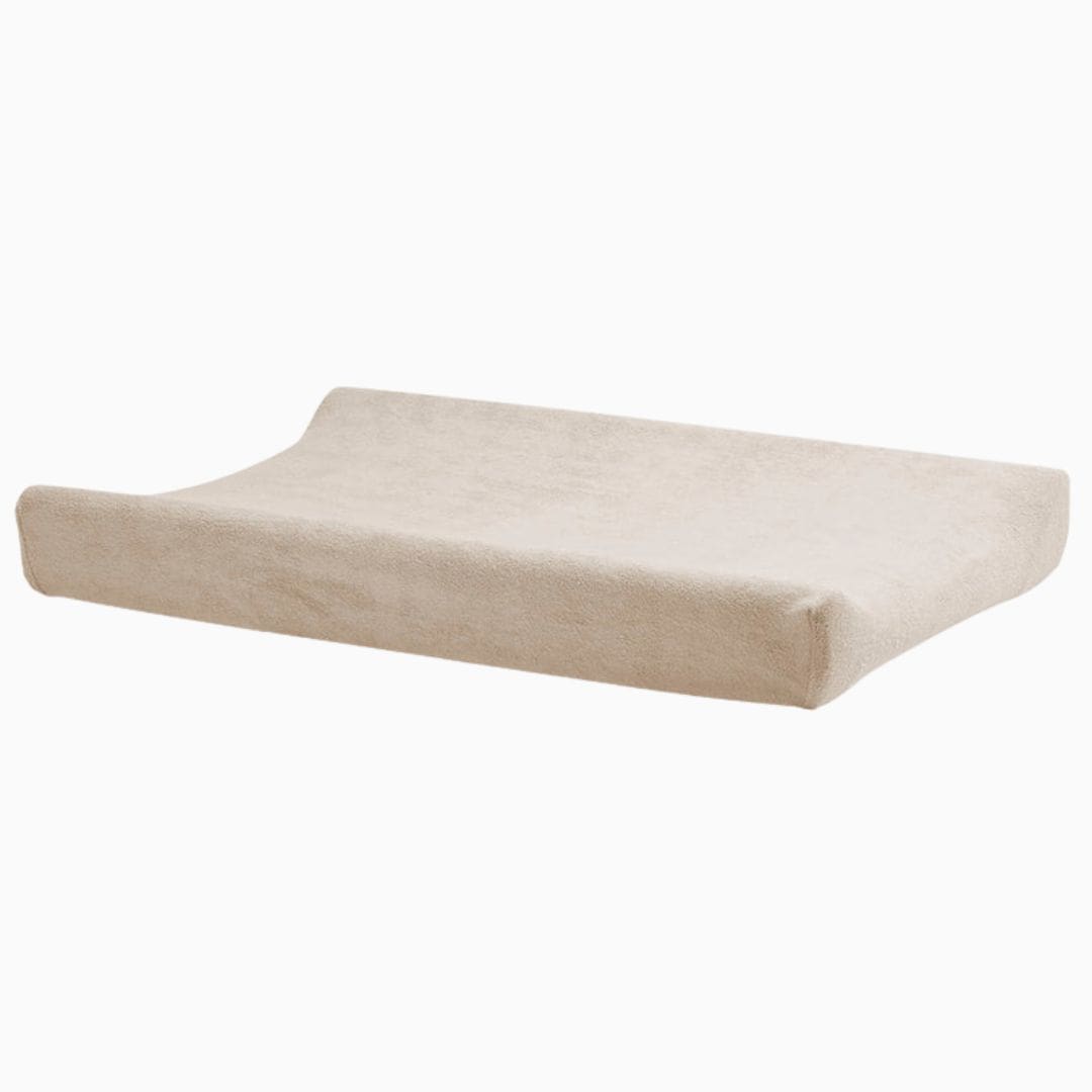 Jollein aankleedkussenhoes van badstof in de kleur beige van 50 x 70 cm