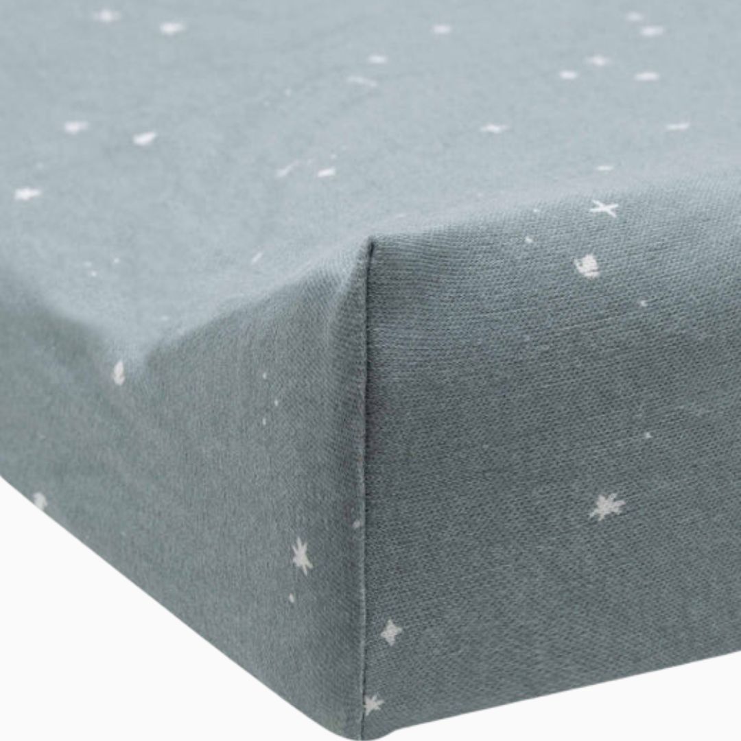 Jollein aankleedkussenhoes jersey Twinkling - Sea Green