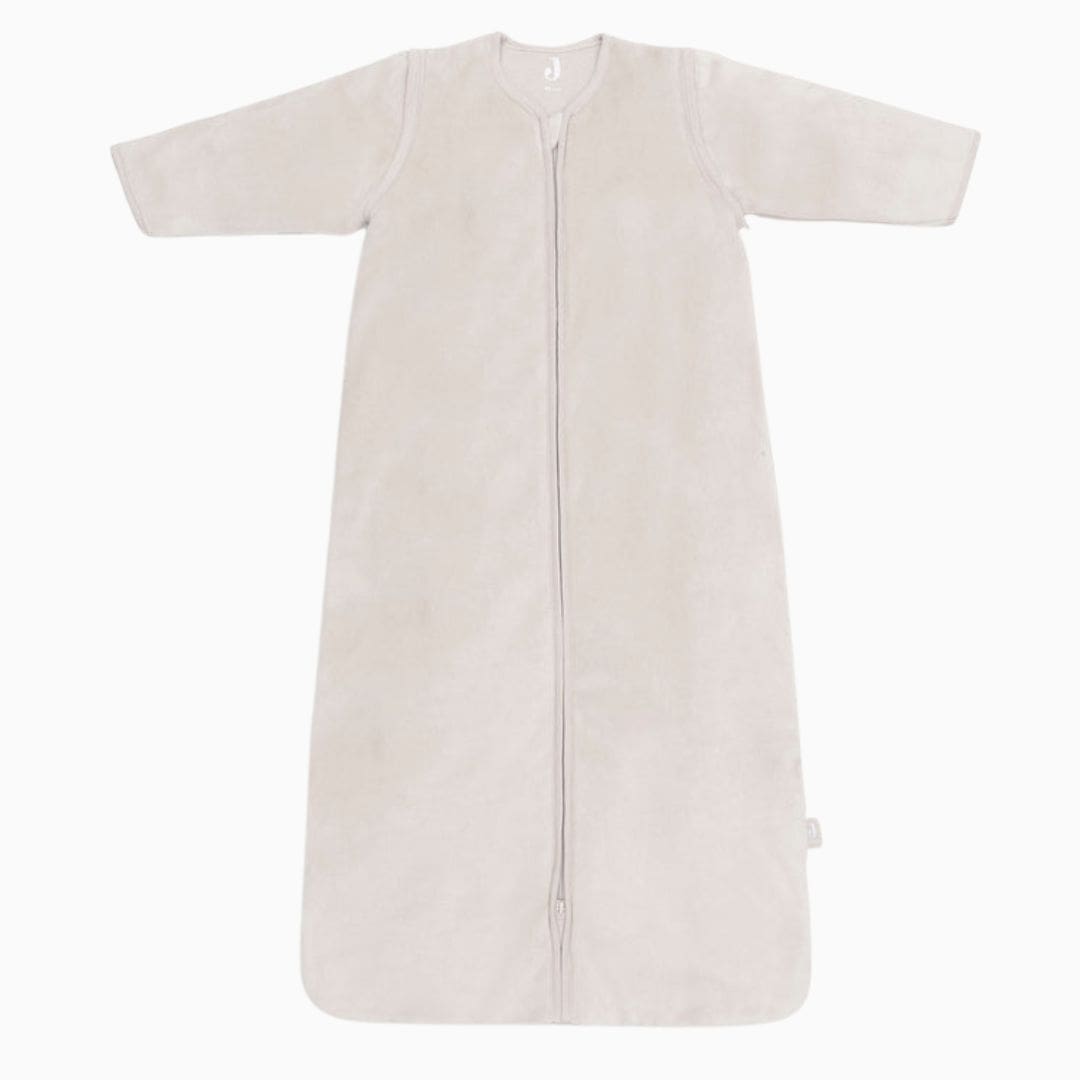 Jollein babyslaapzak met afritsbare mouwen - velvet nougat