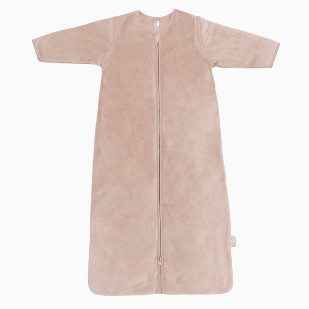 Jollein babyslaapzak met afritsbare mouwen - velvet wild rose
