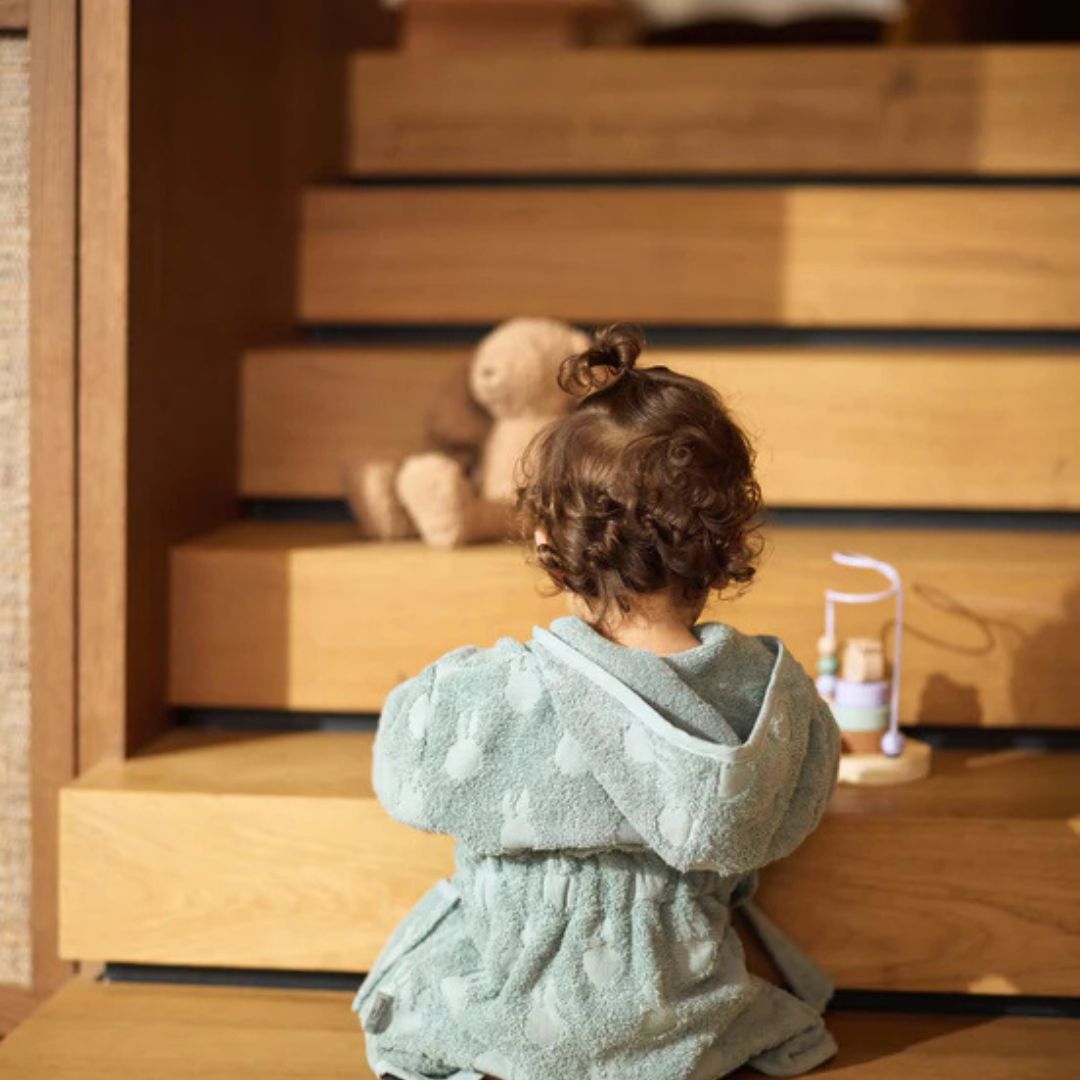 Jollein Nijntje badjas in de kleur Sea green