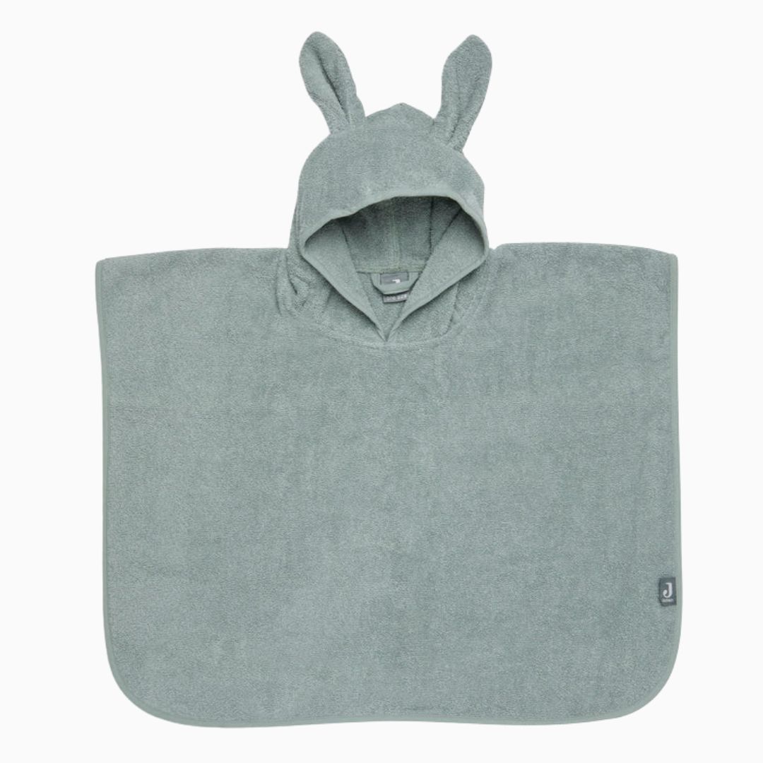 Jollein badponcho in de kleur ash green