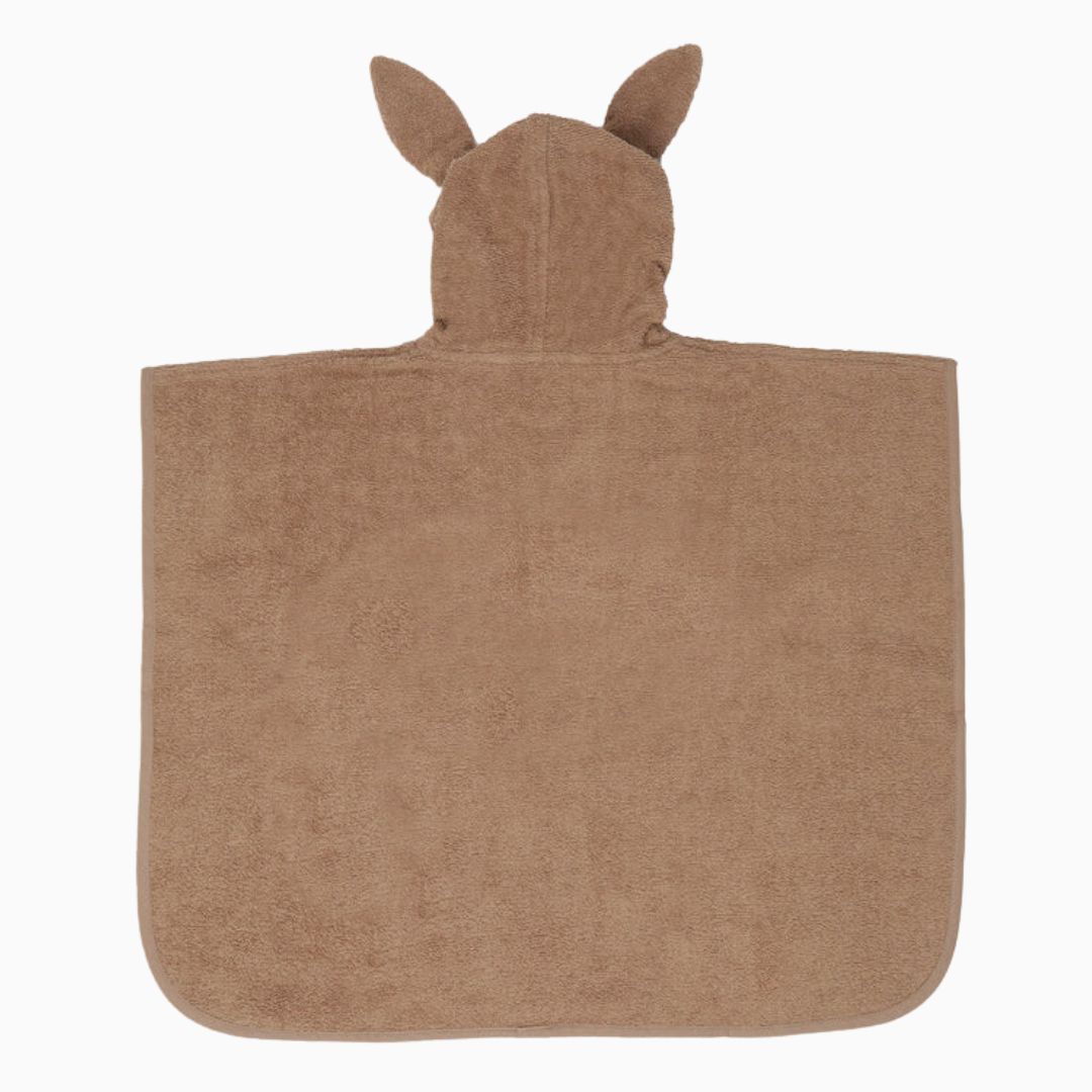 Jollein badstof badponcho biscuit bruin