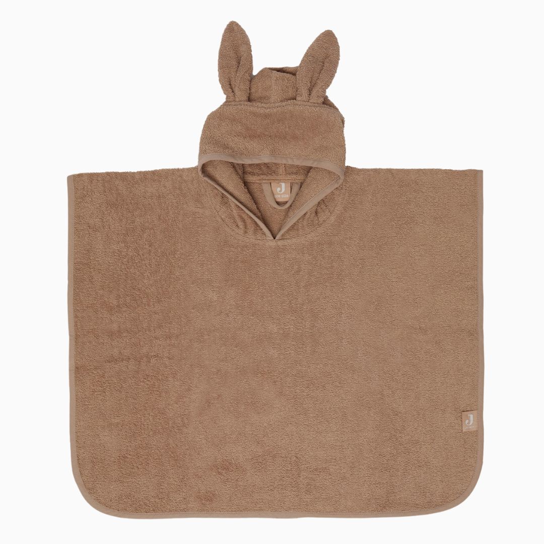 Jollein badstof badponcho biscuit bruin