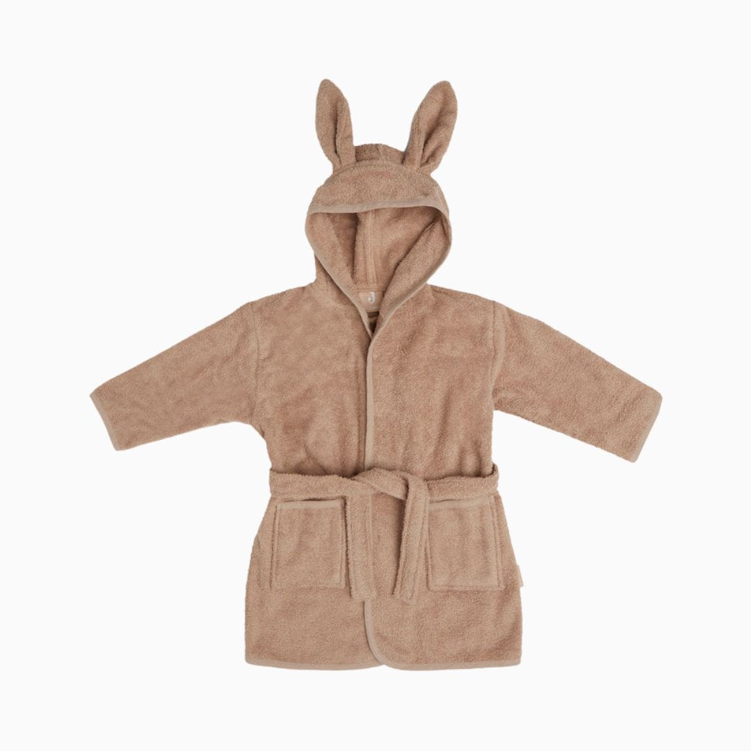 Jollein badstof badstof met capuchon in de kleur biscuit bruin