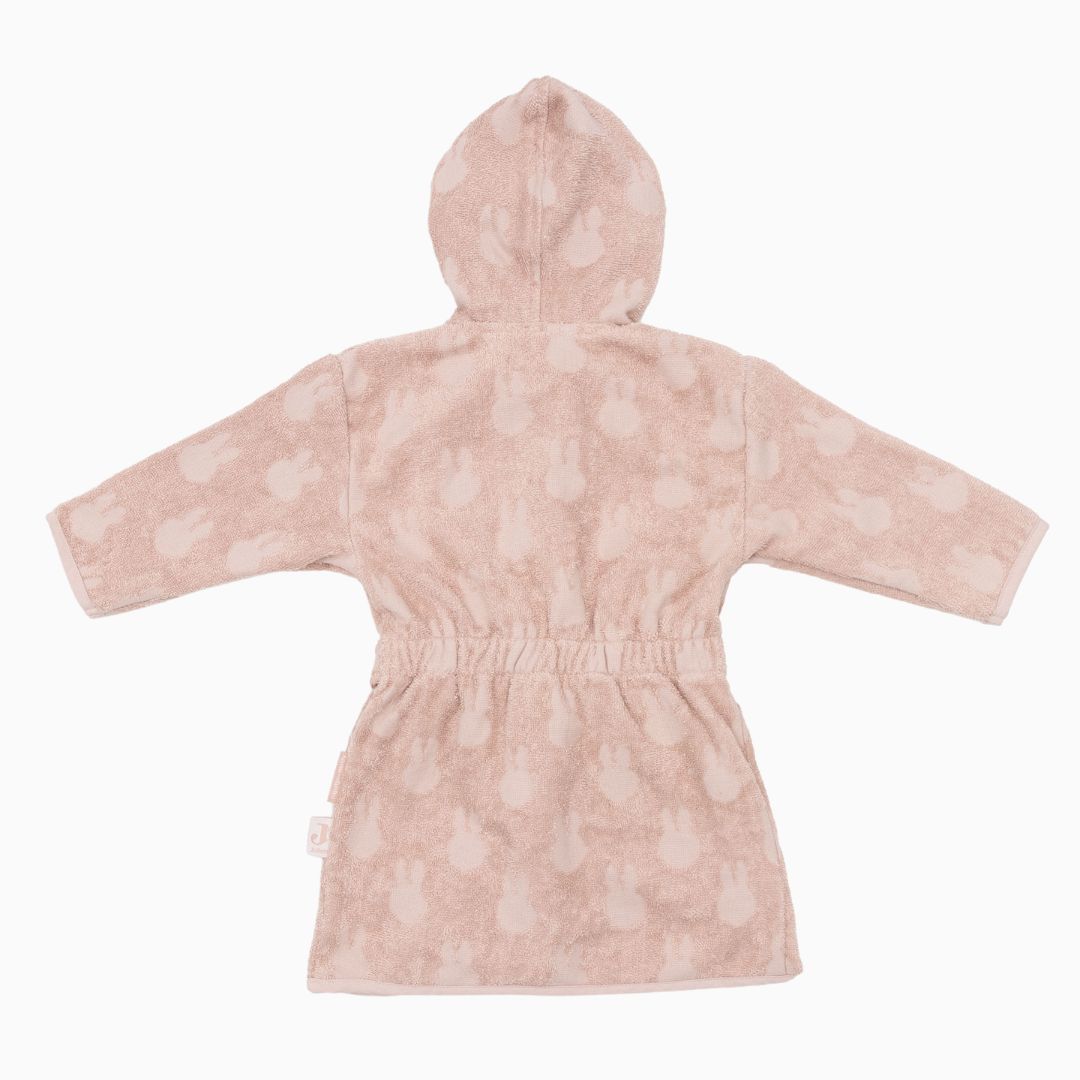 Jollein x Miffy badstof badjas Nijntje Wild rose roze