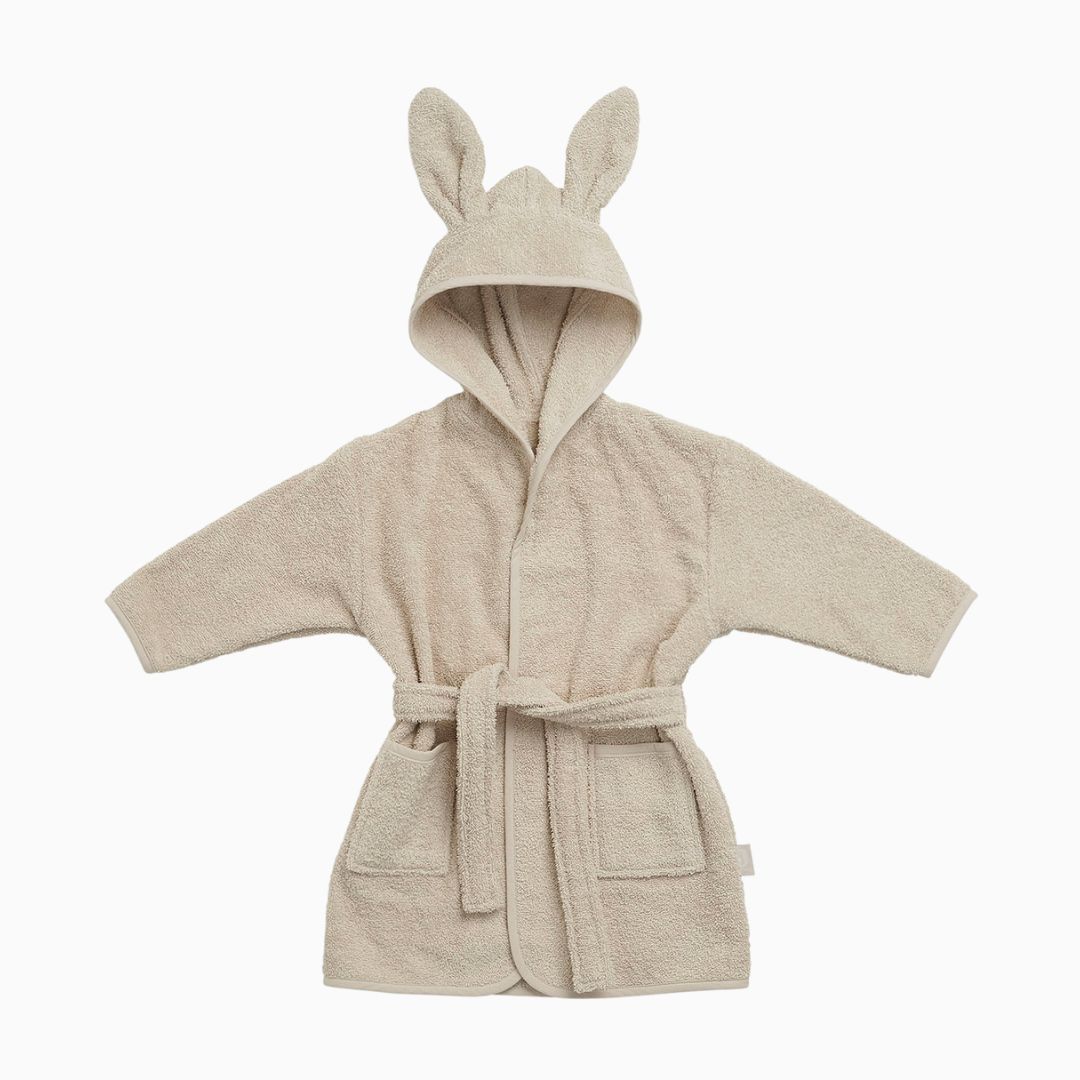 Jollein badstof badjas in de kleur nougat beige