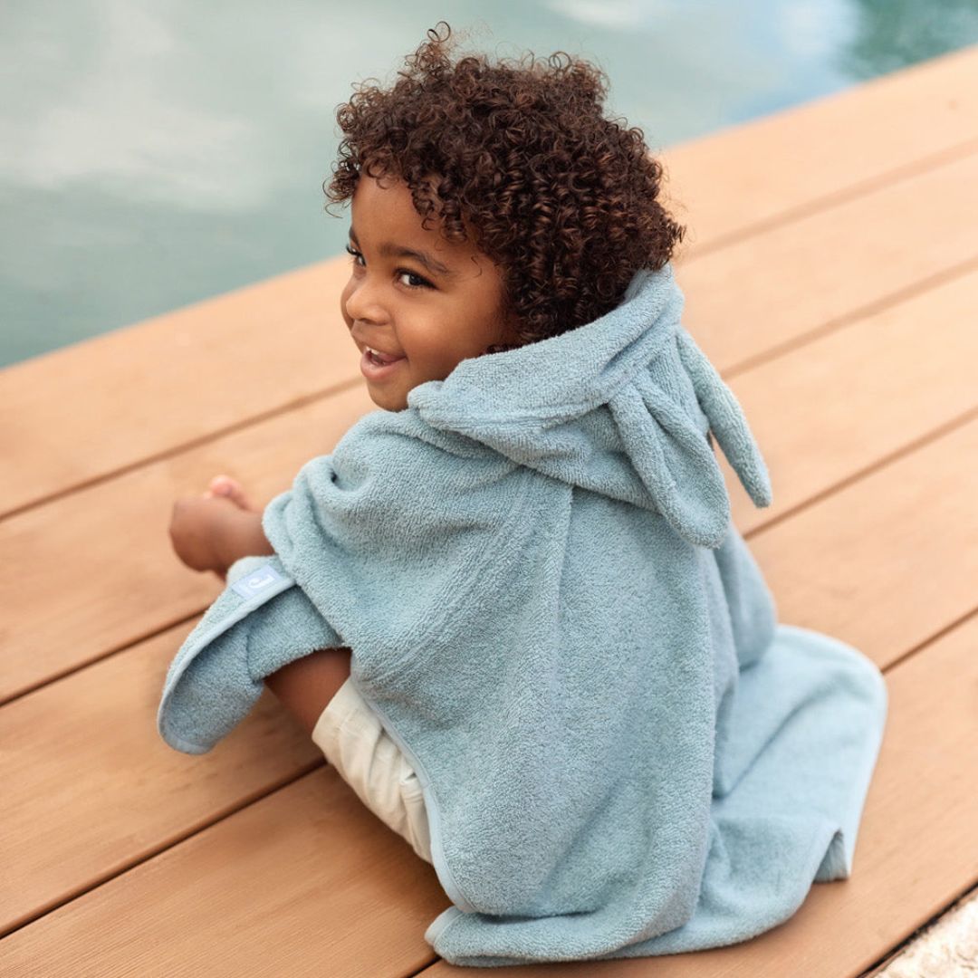 Jollein badponcho sea green