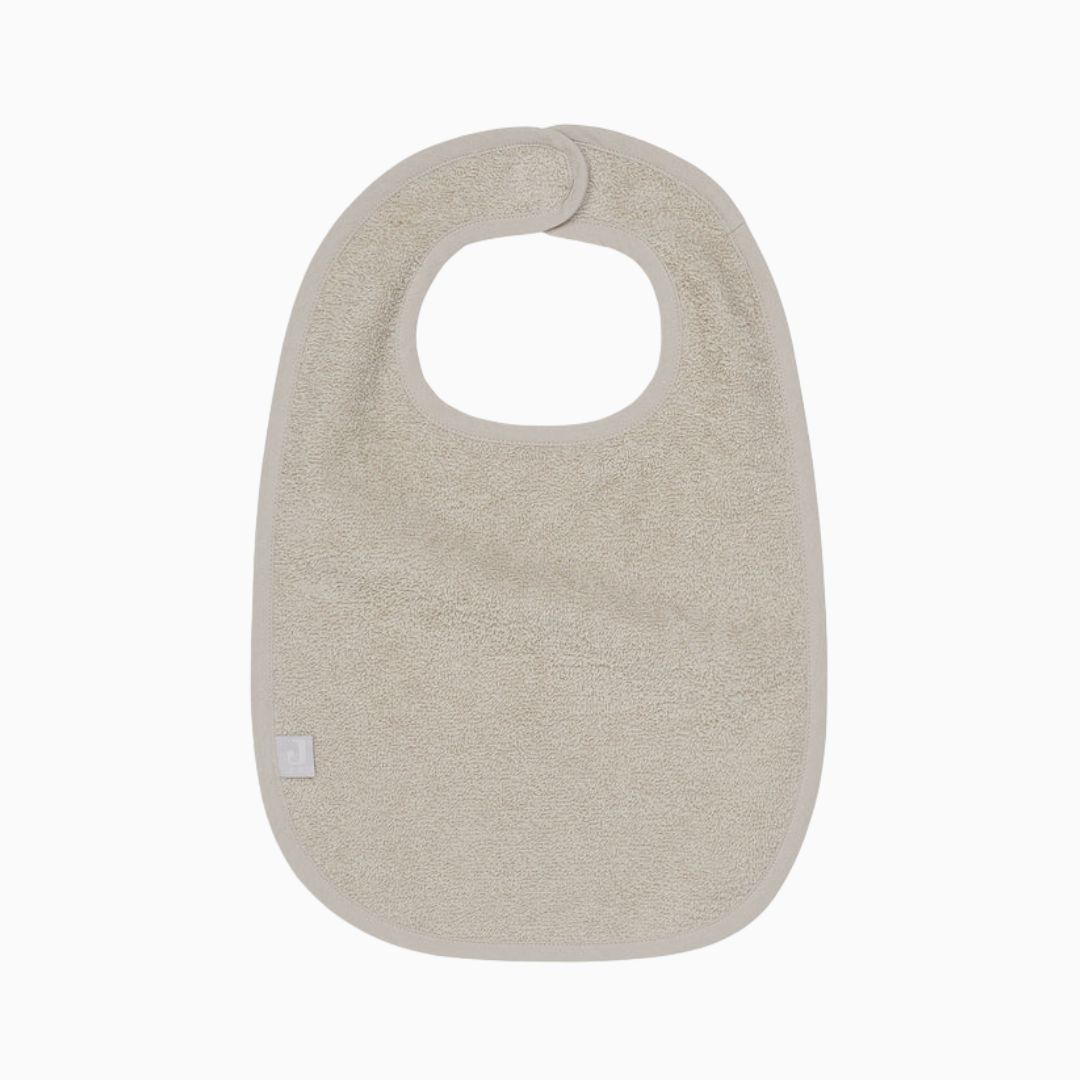 Jollein badstof slab met klittenbandsluiting in de beige kleur nougat