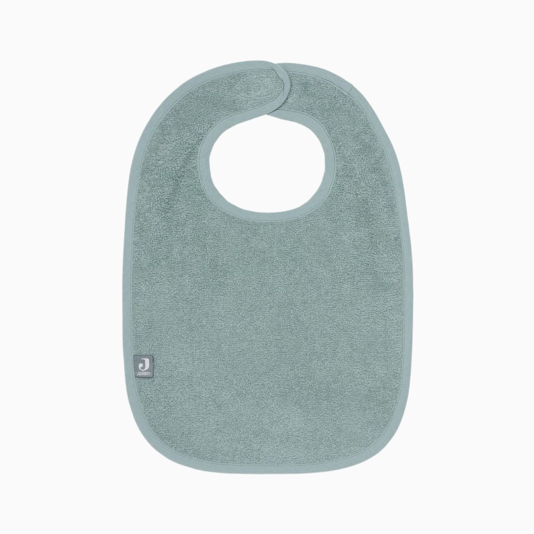 Jollein slab met klittenbandsluiting in de oudgroene kleur ash green