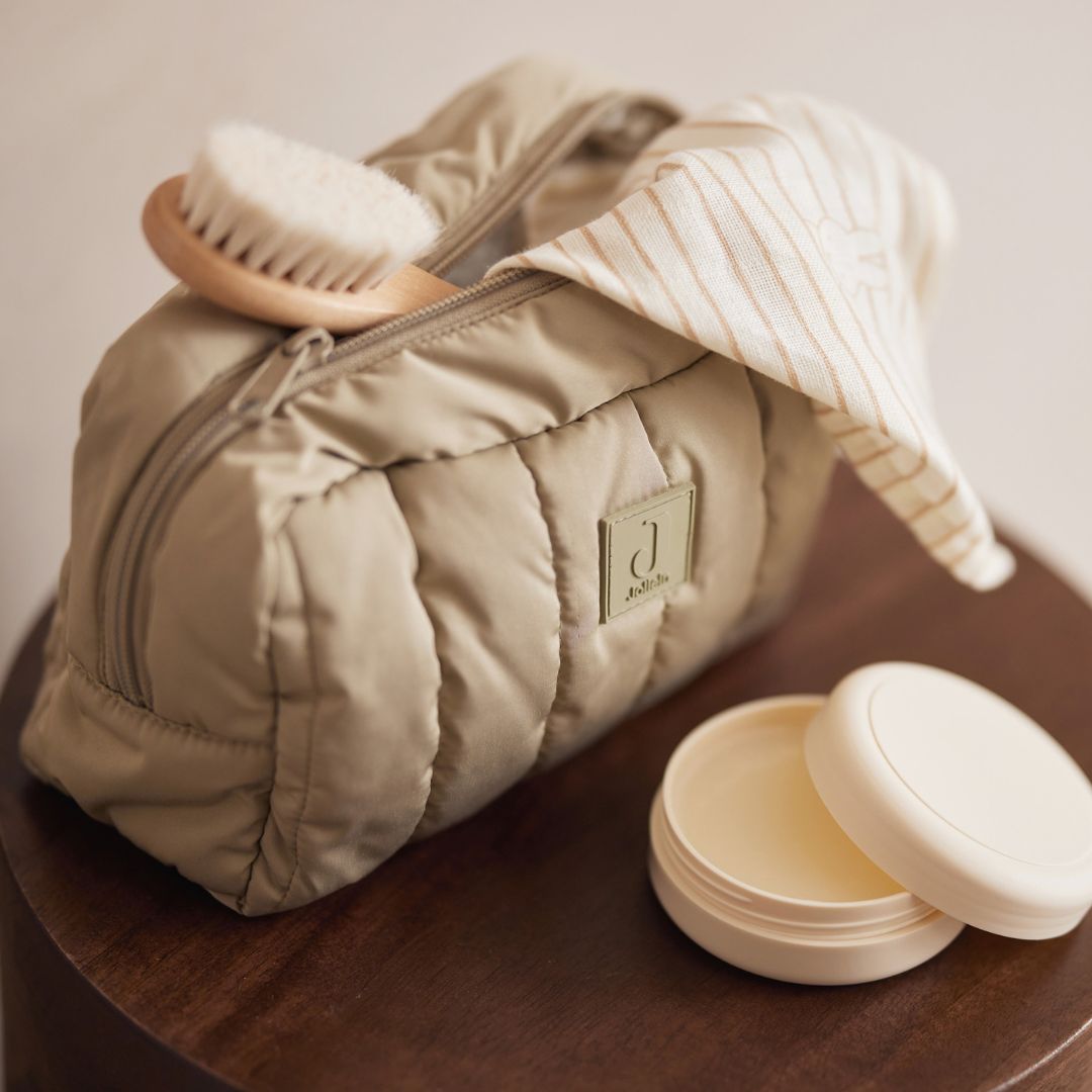 Jollein gewatteerd etui in de kleur groen