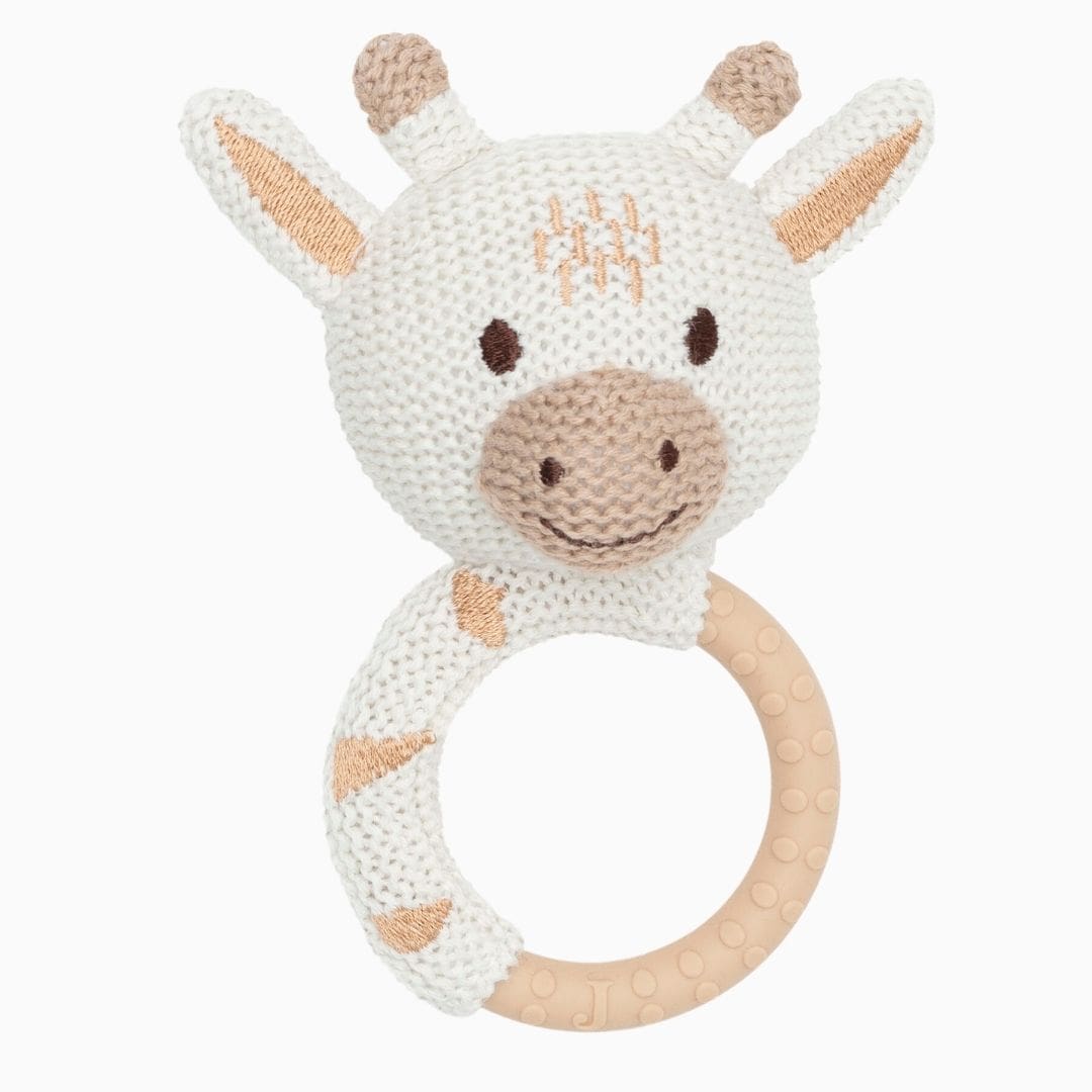 Jollein bijtring met gehaakte giraf