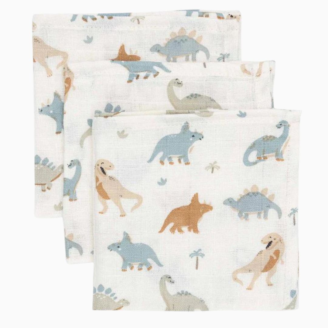 Jollein monddoekje Roarsome - 3 stuks